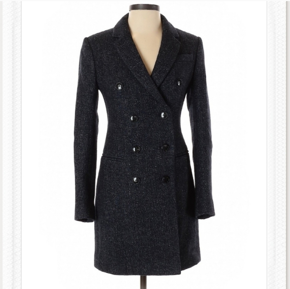 Sold - Club monaco dark gray wool coat - Picture 1 of 7